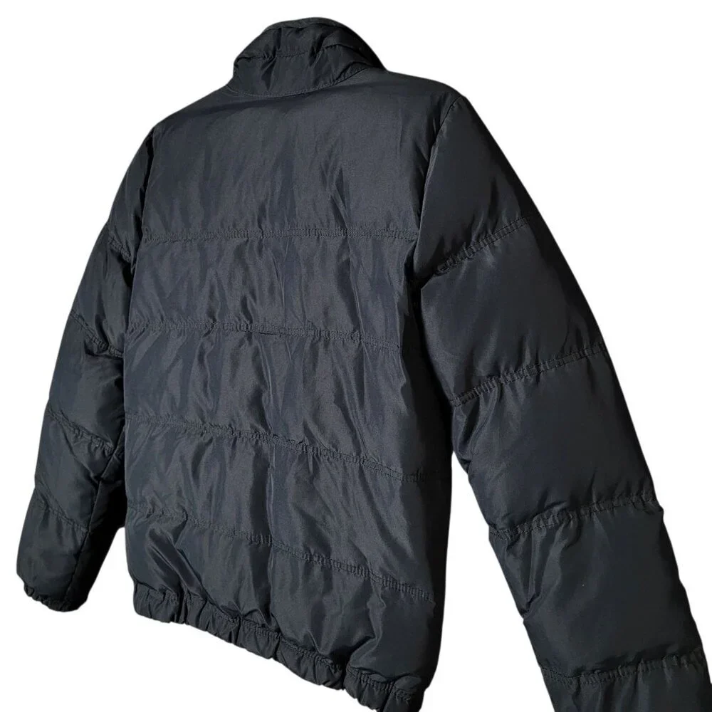 Abercrombie Kids Boys Blue Down Filled Puffer Jacket XL Preppy Winter
